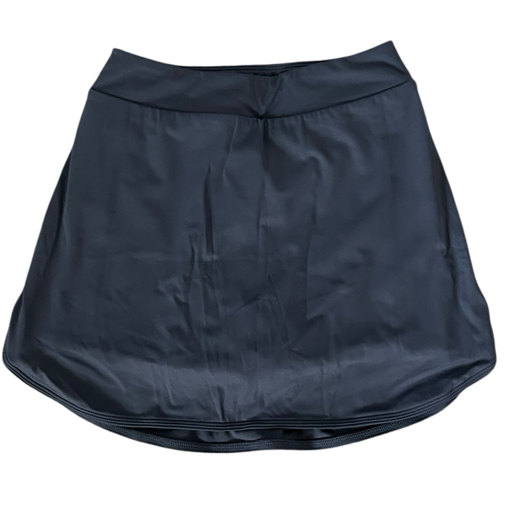 Halara Everyday High Waisted Side Pocket 2 in 1 Micro Mini Dark Gray Golf Skort - Picture 3 of 9